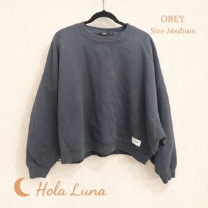 OBEY WOMENS BOXY SWEATSHIRT